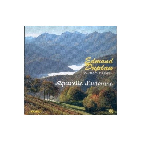 Edmond Duplan - Aquarelle d'automne - CD