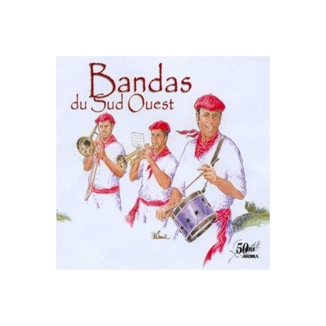 Compilation 50 ans AGORILA - Bandas du Sud Ouest - CD